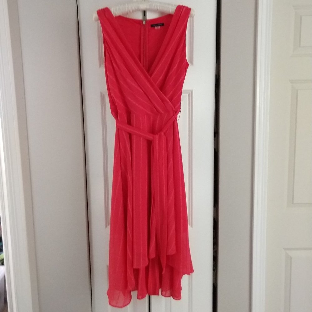 Tommy Hilfiger Women's Sleeveless Dress in Coral size 10.